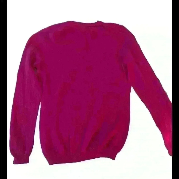 Charter Club Luxury 100% Cashmere V-Neck Sweater Pink Size M - Picture 2 of 4